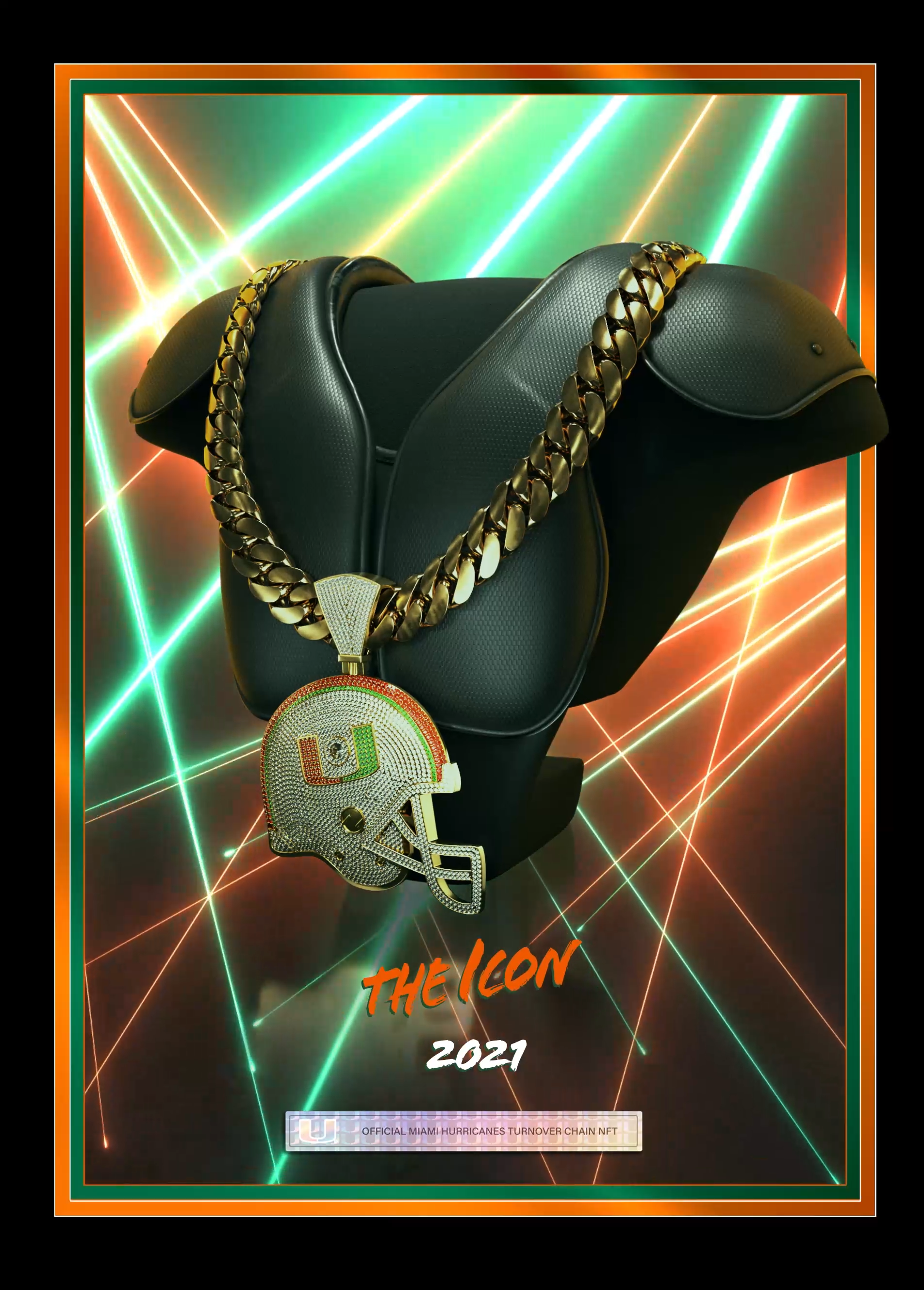 Turnover Chain - The Icon - 2021 - Orange and Green