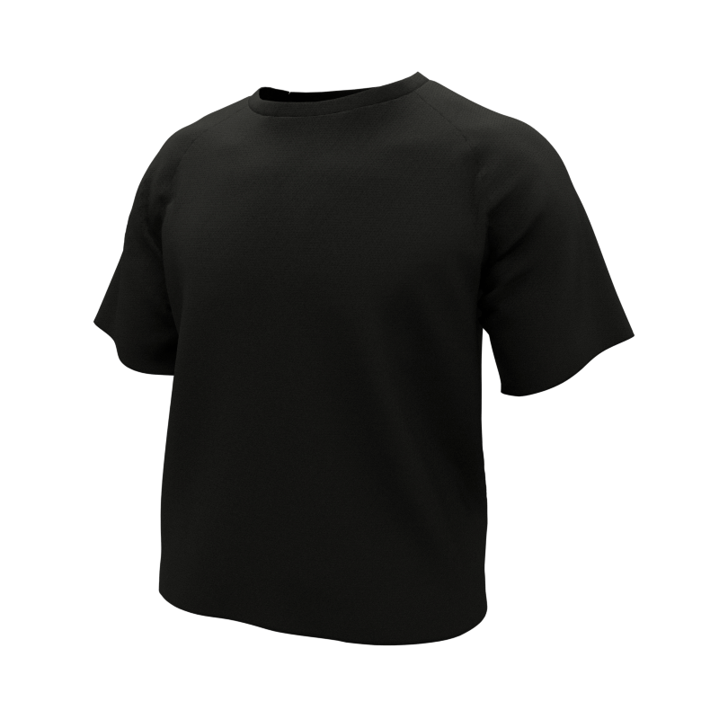 Burn Test T-Shirt, black