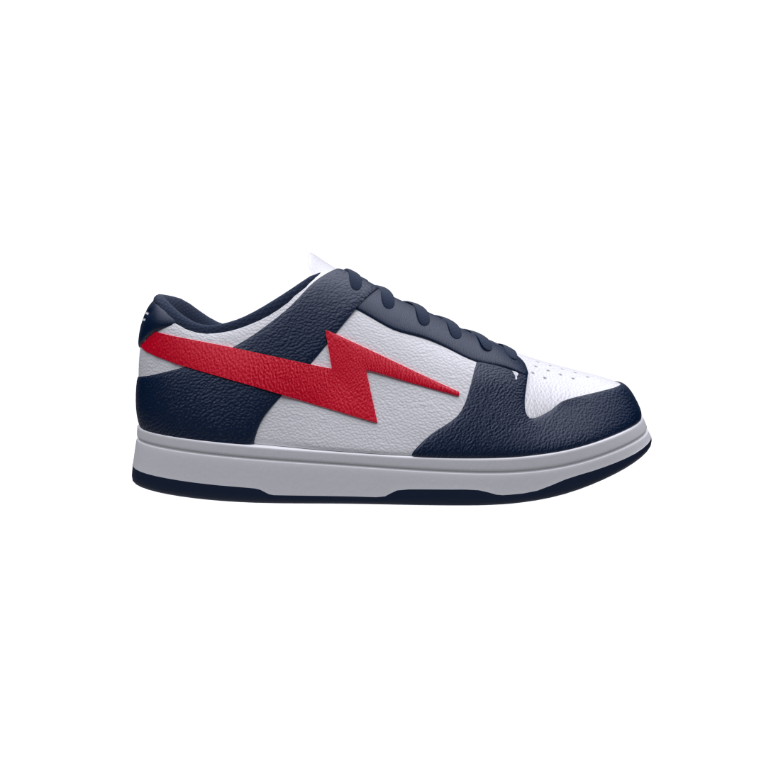 Dropkicks, navy-red