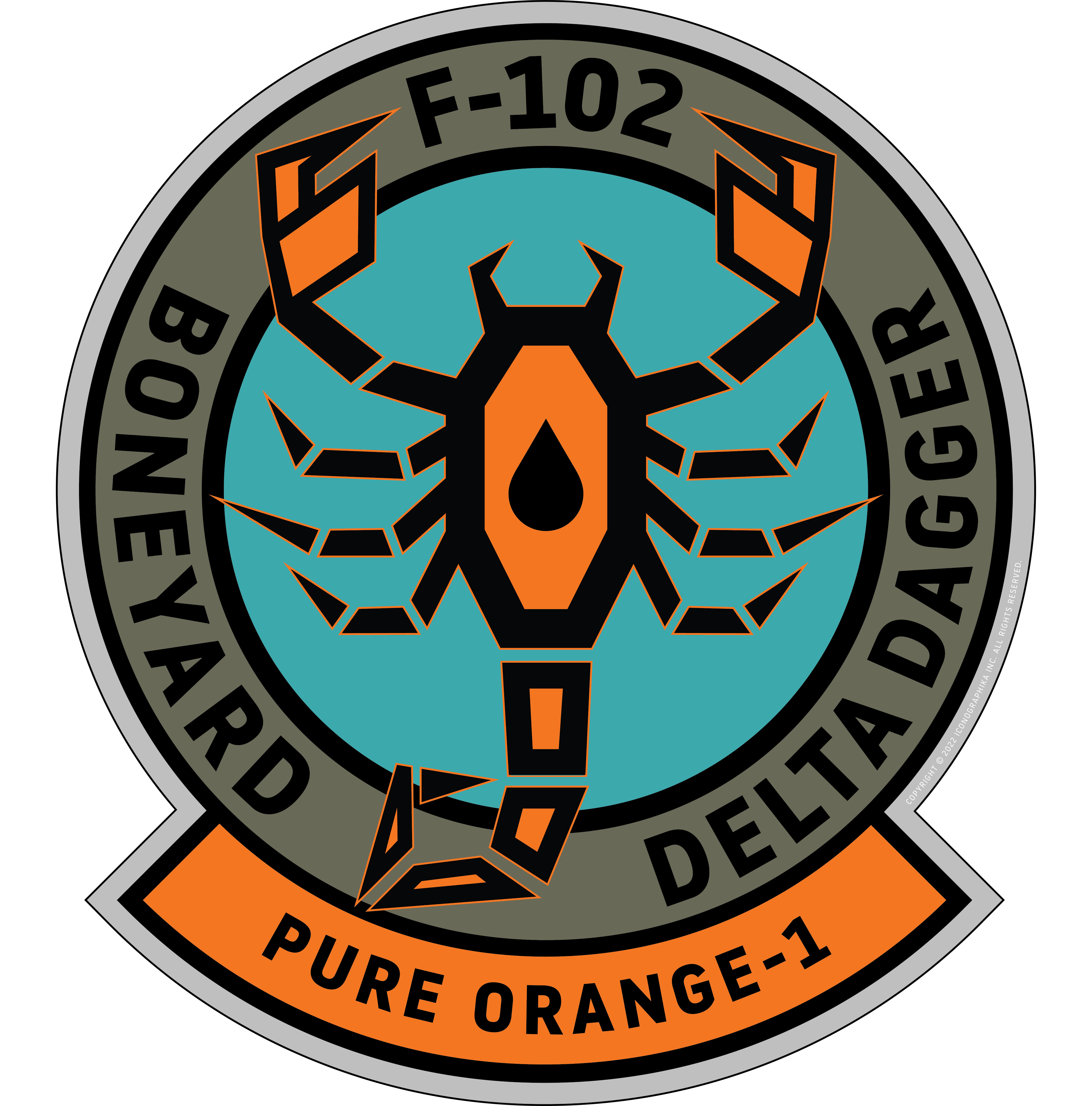 PILOT |PURE JET | F-102 DELTA DAGGER | ORANGE-1