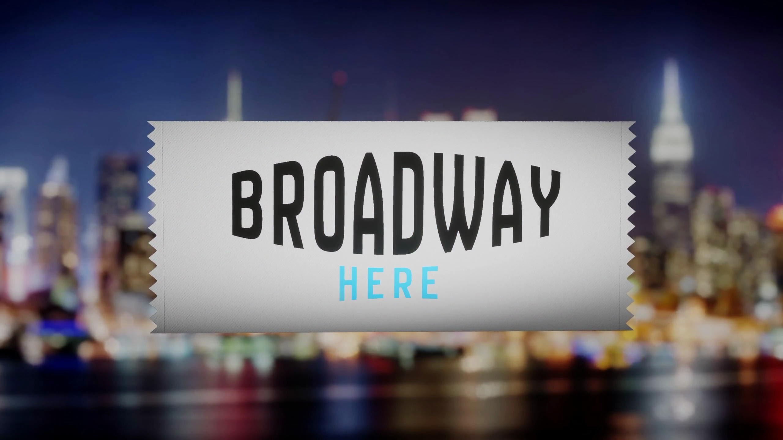 Broadway Here - BroadwayCon 2023 Digital Ribbon