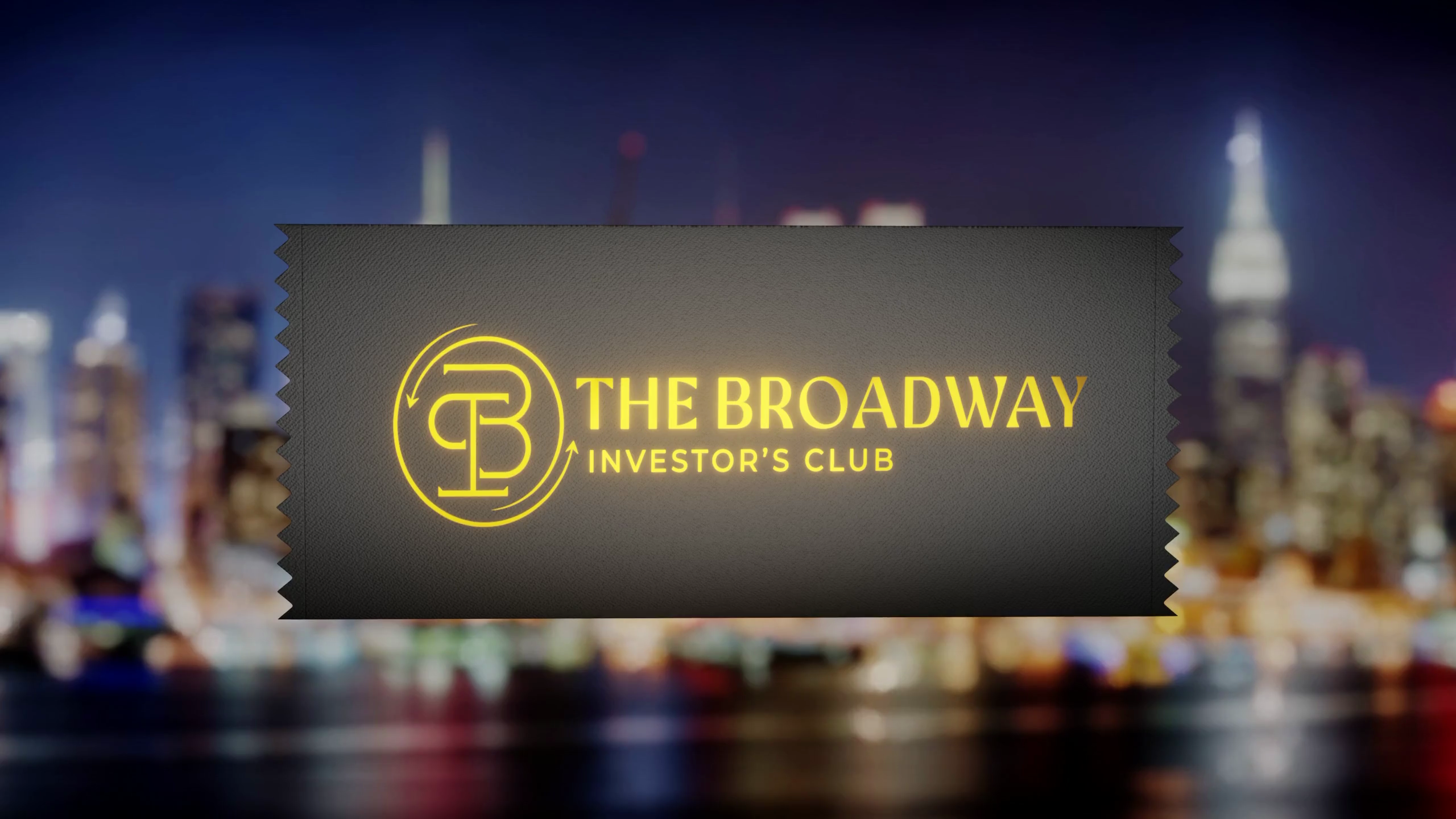 The Broadway Investor's Club - BroadwayCon 2023 Digital Ribbon