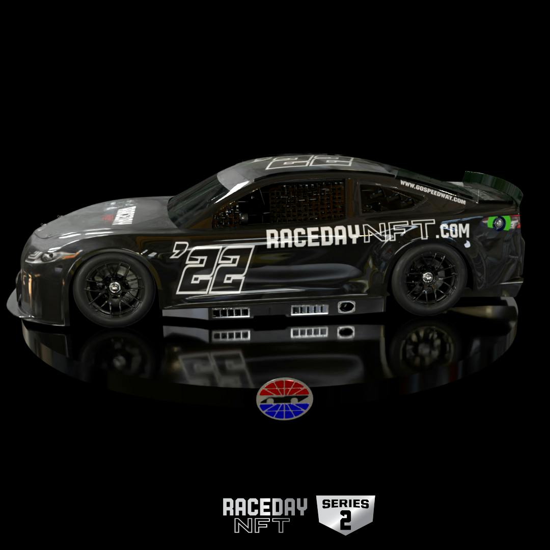 2022 RaceDayNFT.com Black Virtual Die-cast (RARE)